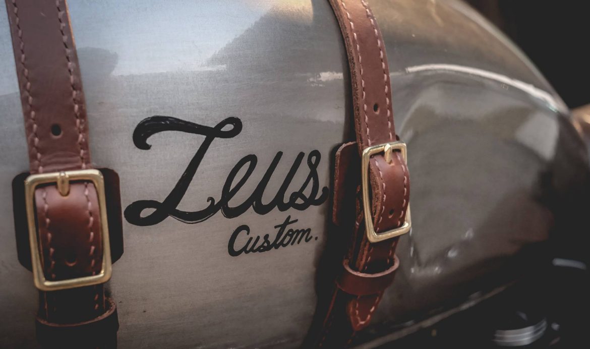 Zeus Custom leather strap tank for Triumph – ZEUS CUSTOM